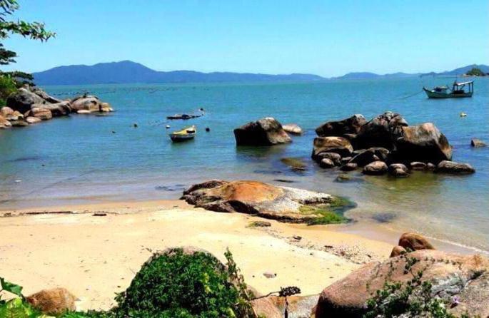 Casa Frente Mar Villa Governador Celso Ramos Esterno foto